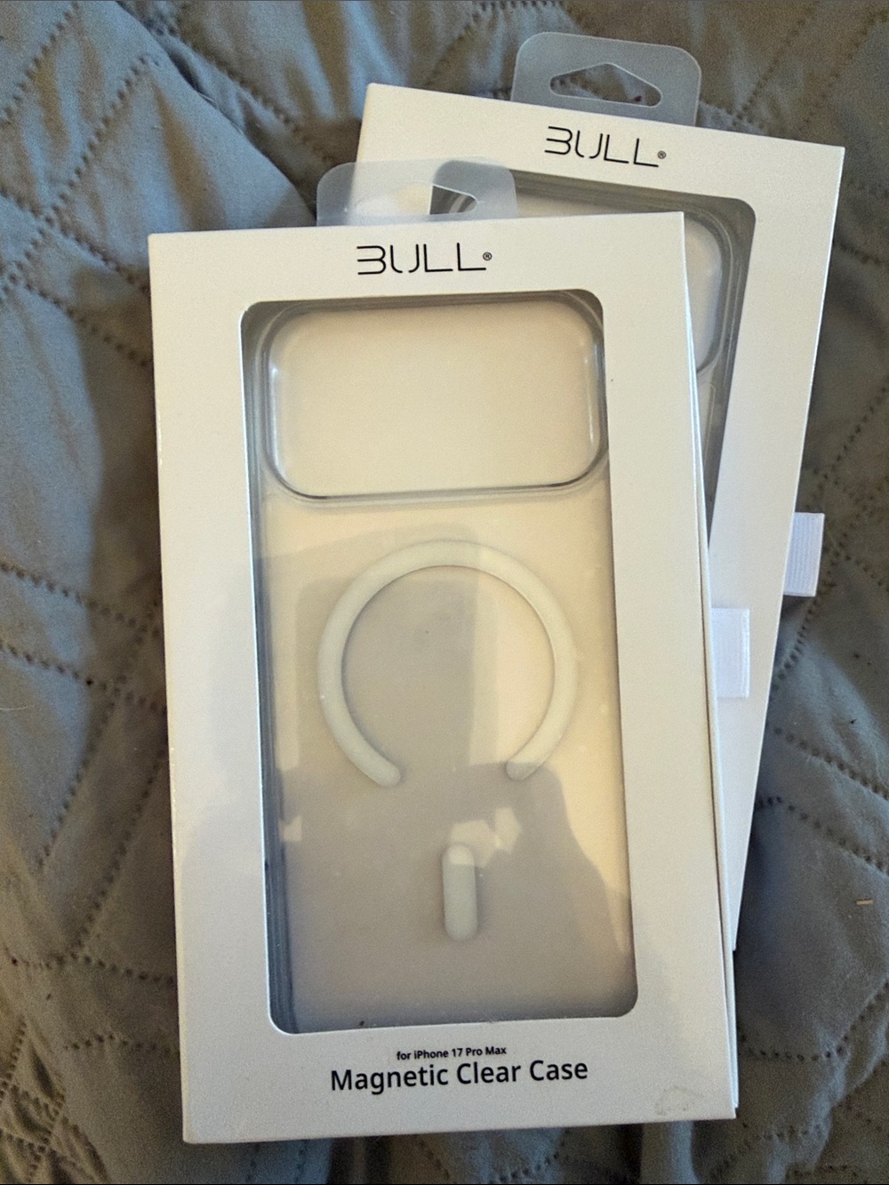 TWO Magnetic Clear Phone Cases for iPhone 17 Pro Max